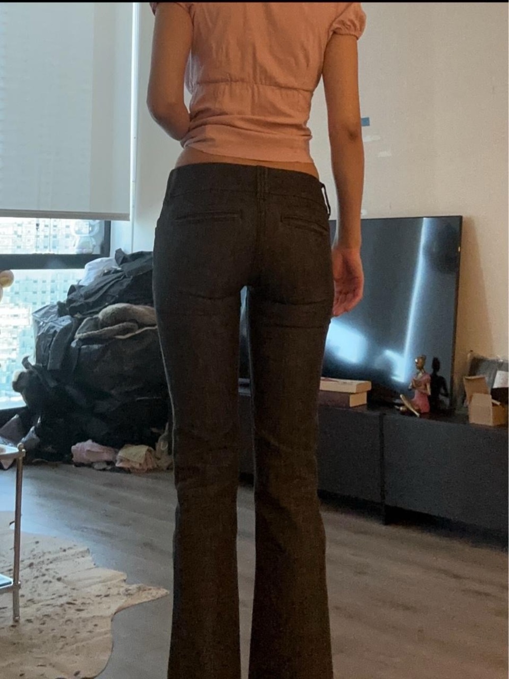 The Limited Dark Gray Sexy Drew Jeans